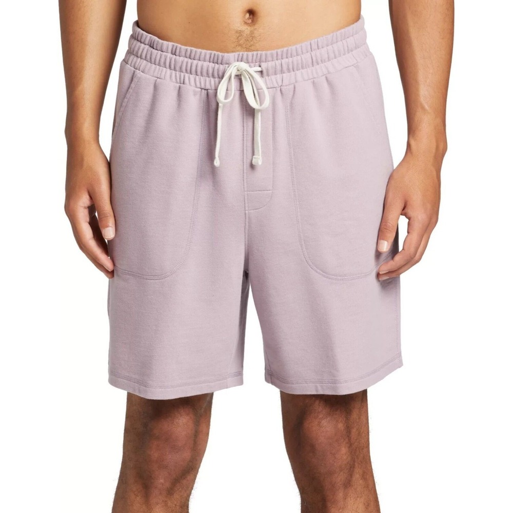 Alpine Design Men's Terry Fleece 8" Shorts Muted Grape Purple XL MSRP $35